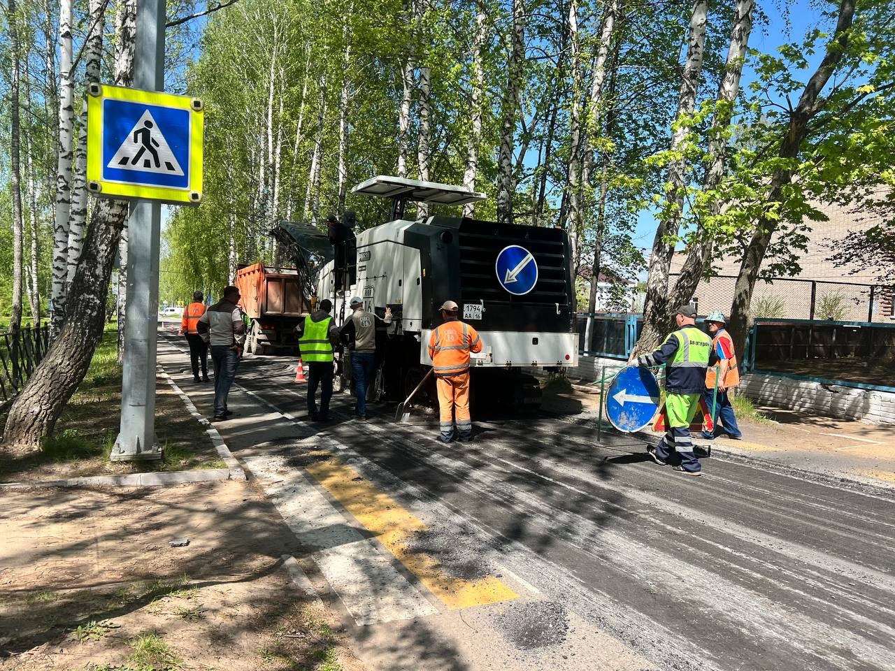 Ремонт дороги в поселке Новый | 27.05.2024 | Набережные Челны - БезФормата